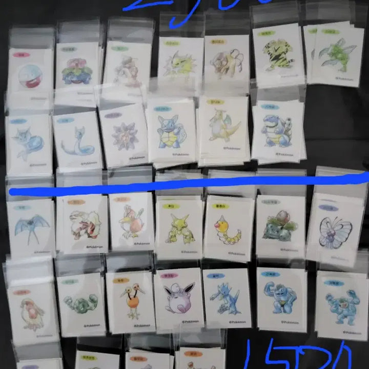 [BUNJANG] Pokemon 30th Anniversary Stickers / 포켓몬 띠부씰 30주년 신상  판매