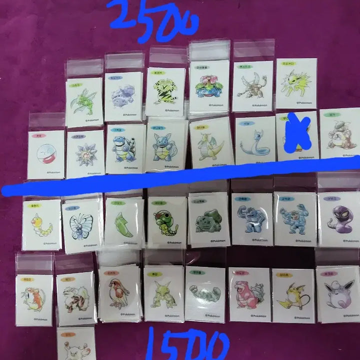 [BUNJANG] Pokemon 30th Anniversary Stickers / 포켓몬 띠부씰 30주년 신상  판매