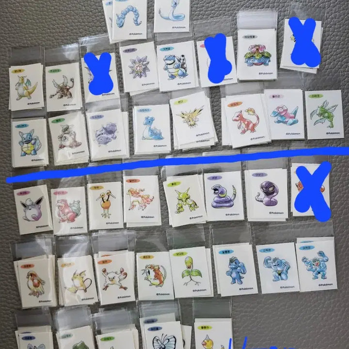 [BUNJANG] Pokemon 30th Anniversary Stickers / 포켓몬 띠부씰 30주년 신상  판매