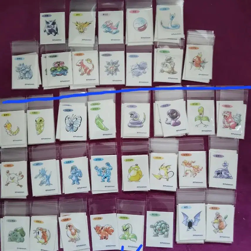 [BUNJANG] Pokemon 30th Anniversary Stickers / 포켓몬 띠부씰 30주년 신상  판매
