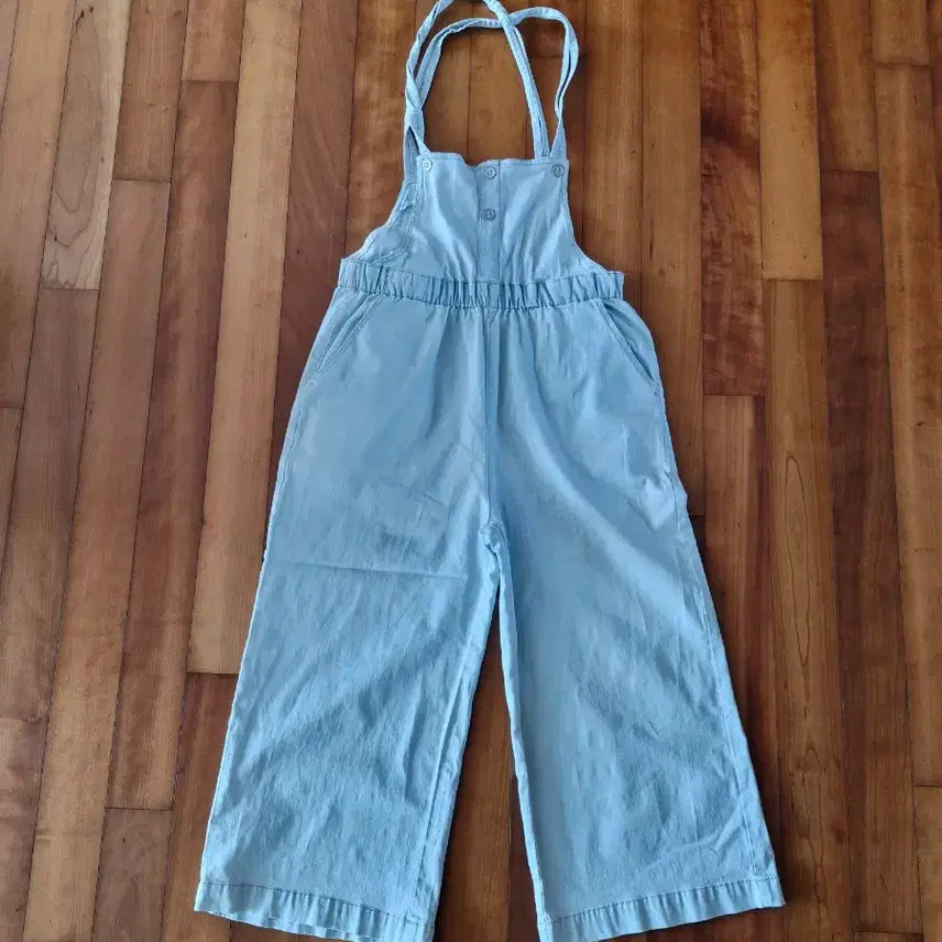 [BUNJANG] DILODILO Junior Wide Overalls Bib Pants / 주니어 160일로딜로  와이드 오버롤 멜빵 바지