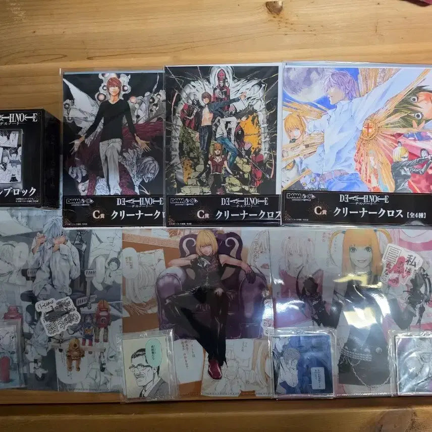 [BUNJANG] Death Note DMM Lottery B Prize Acrylic Block L &amp; Lower Prize Set / 데스노트 DMM쿠지 B상 아크릴블럭 L + 하위상