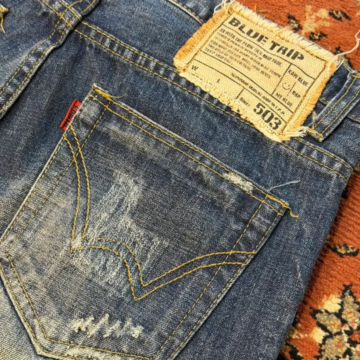 [SOLD OUT] Edwin 에드윈 503 디스트로이드 진 (34)