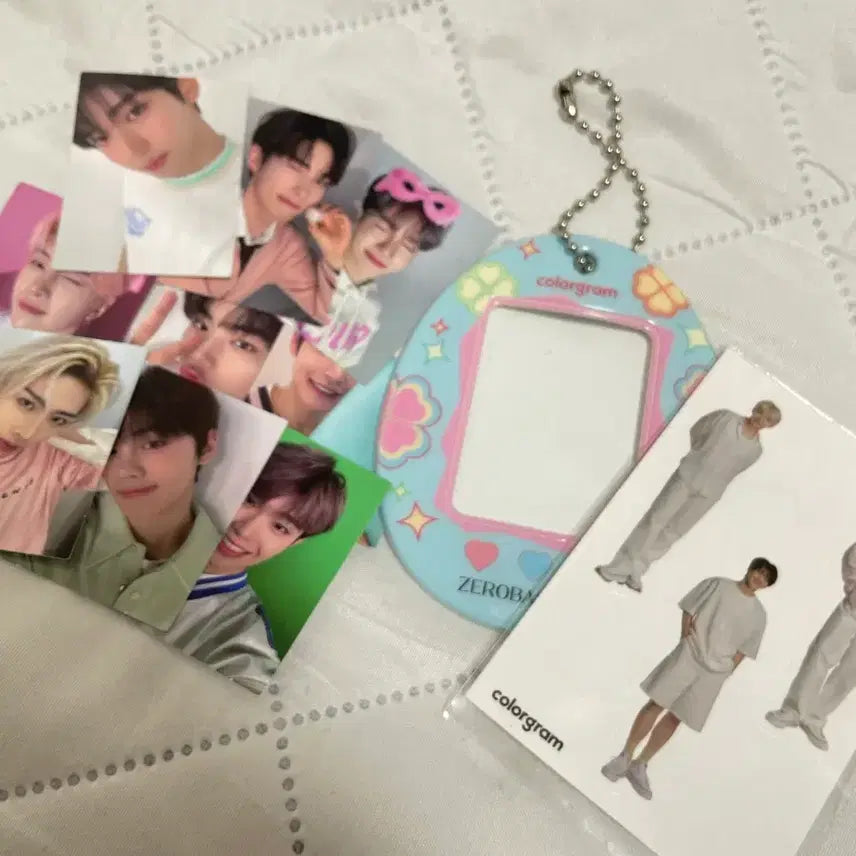 [BUNJANG] ZB1 Colorgram Photo Sticker Keyring + Sticker Set / 제베원 컬러그램 증사 키링 + 스티커
