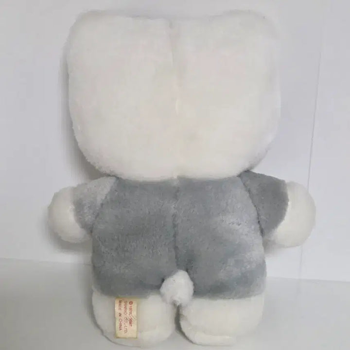 [BUNJANG] Vintage Monochrome Hello Kitty Plush / 고전 흑백 모노크롬 키티 인형