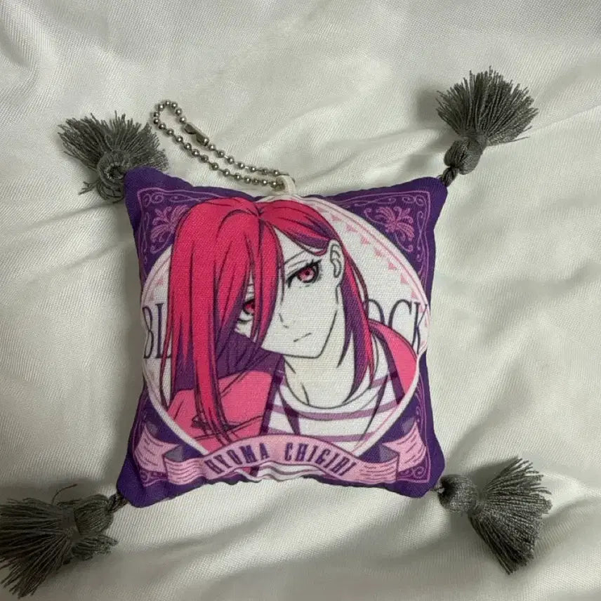 [BUNJANG] Blue Lock Chigiri Cushion Keychain / 블루록 치기리 쿠션 키링