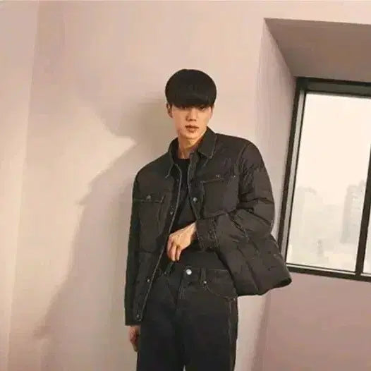[BUNJANG] Guess Denimix PrimaLoft Shacket XL / 게스 데님믹스 프리마로프트 셔켓 XL