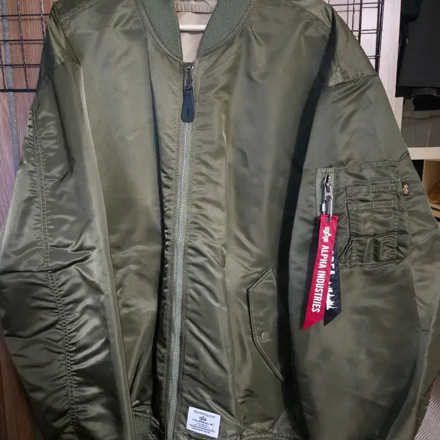 [BUNJANG] Alpha Industries L-2B Flight Jacket Olive Green / 알파인더스트리 L-2B 올리브그린 L
