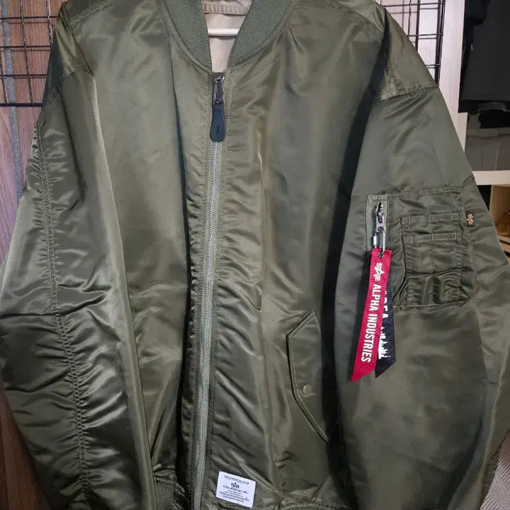 [BUNJANG] Alpha Industries L-2B Flight Jacket Olive Green / 알파인더스트리 L-2B 올리브그린 L