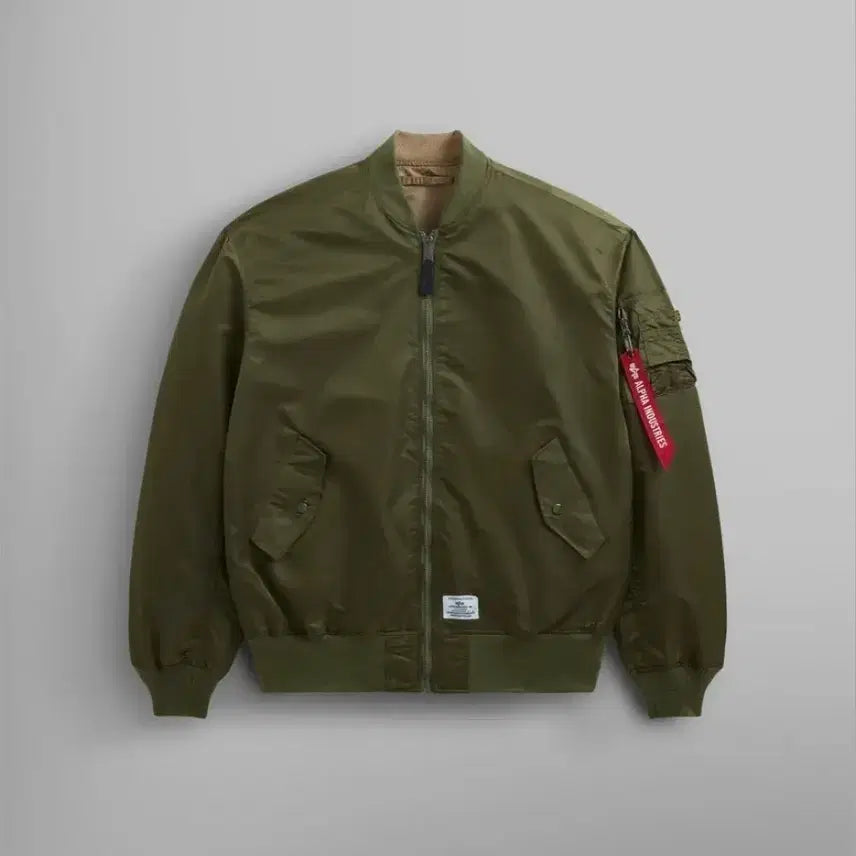 [BUNJANG] Alpha Industries L-2B Flight Jacket Olive Green / 알파인더스트리 L-2B 올리브그린 L
