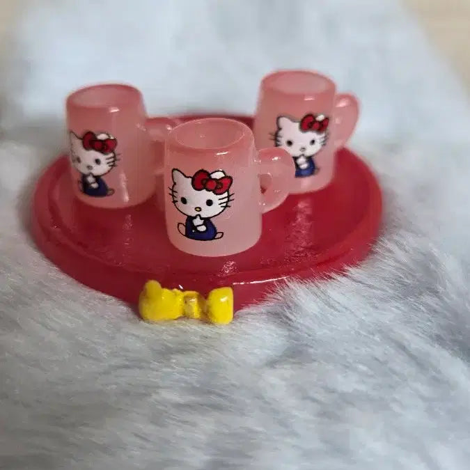[BUNJANG] Hello Kitty Pink Tea Set (Miniature) / 헬로키티 티세트 핑크(미니어처)