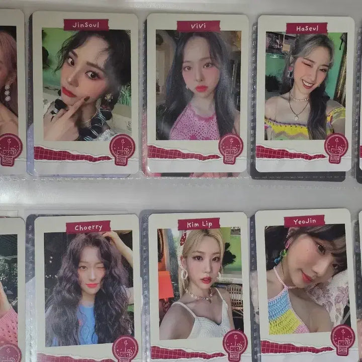 [BUNJANG] LOONA Loossemble Summer Package Photocard Set Heejin Kim Lip Jinsoul / 이달의소녀 이달소 썸머패키지 포카 세트 루셈블 아르테미스 희진 김립 진솔