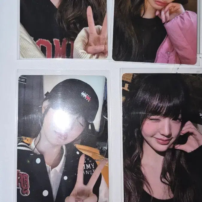 [BUNJANG] Jang Wonyoung Tommy Hilfiger Photocard Set (4ea) / 장원영 타미진스 포토카드 (4장세트)