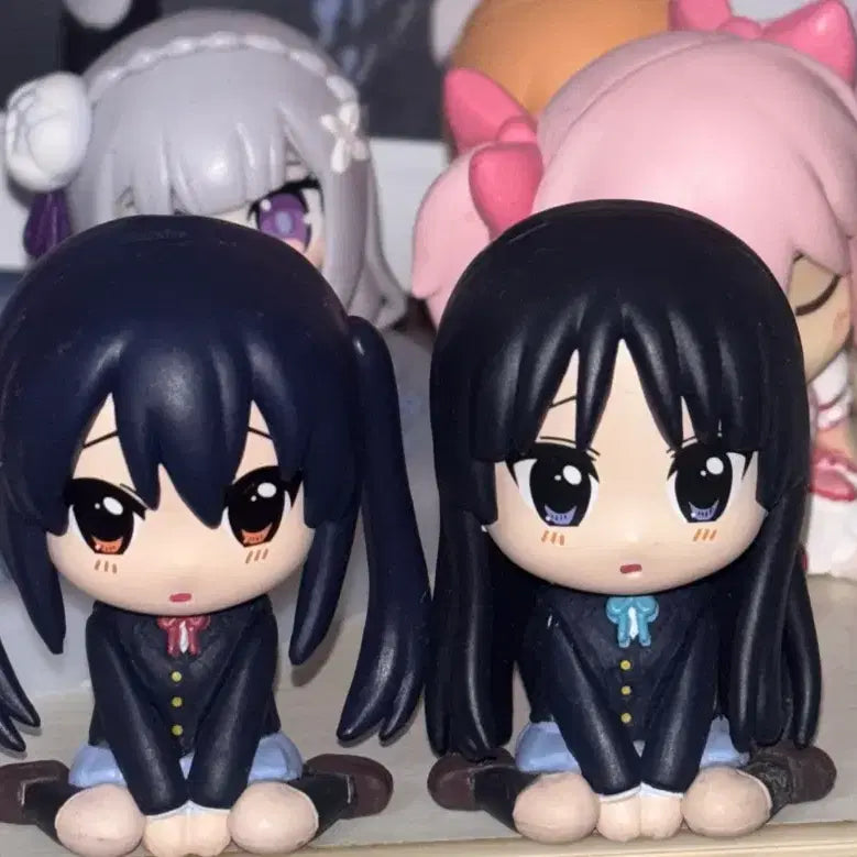 [BUNJANG] K-On! Mio &amp; Azusa Machiboke Figure Set / 케이온 언제오려나 마치보케 미오, 아즈사 피규어 가챠 마치보우케 미소녀
