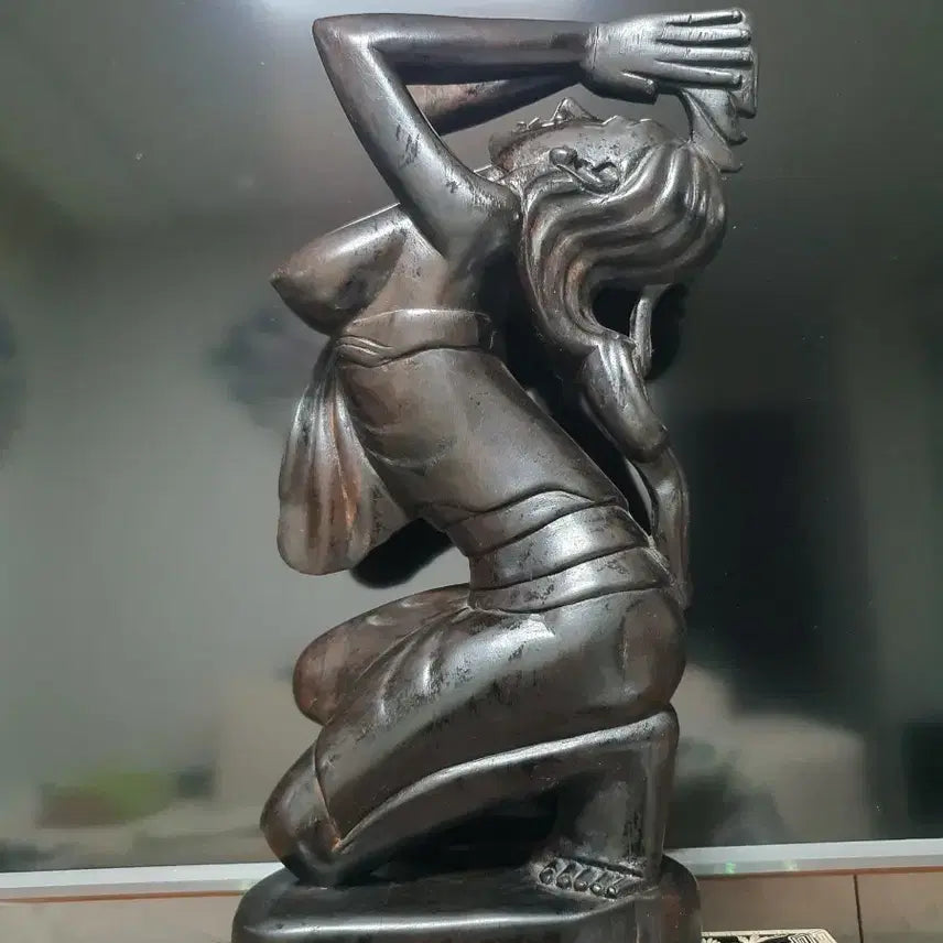 [BUNJANG] Ebony Woman Sculpture / 아프리카. 귀한 고가의 흑단 여인상
