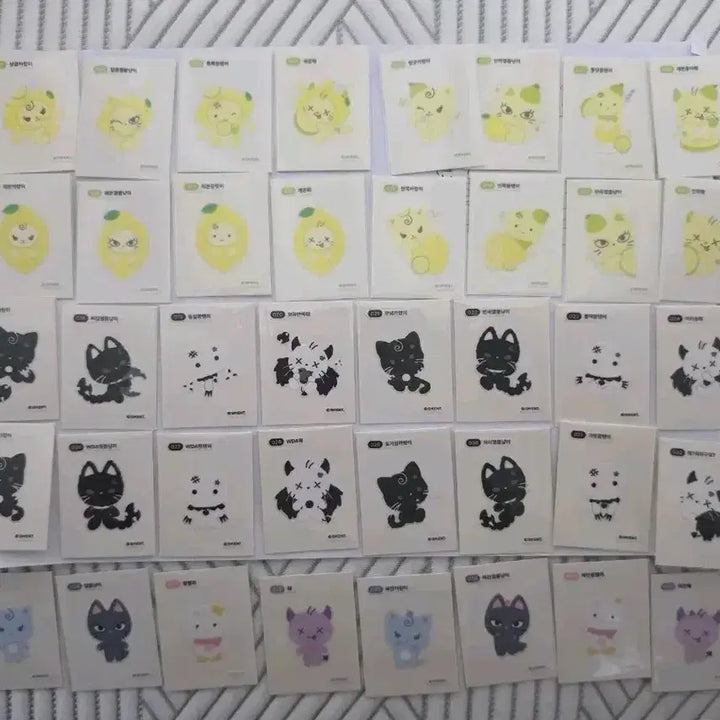 [BUNJANG] Aespa Lemonade Ttibusil Full Set / 에스파 레몬에이드 띠부실 풀셋