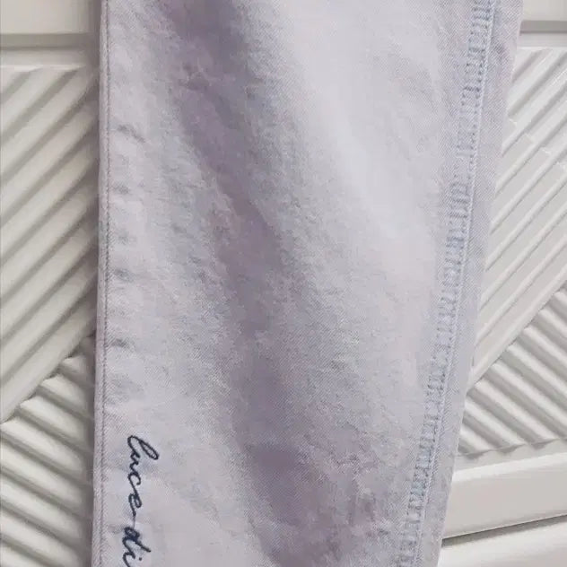 [BUNJANG] It Michaa Purple Wide Denim Pants / 잇미샤 연보라 연청 데님 팬츠