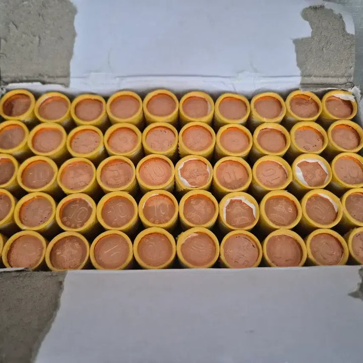 [BUNJANG] 2014 10 Won Coin Rolls (Uncirculated) / 2014년 10원화 1롤 47롤남음 (1롤가격)