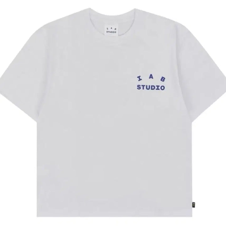 [BUNJANG] IAB STUDIO 22FW Logo Embroidered T-Shirt / 아이앱 스튜디오 티셔츠 화이트 네이비 - 22FW [L,2XL]