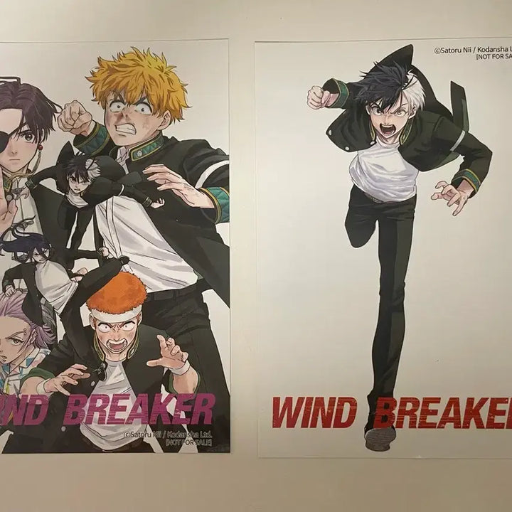 [BUNJANG] Wind Breaker Manhwa Bundle Set Postcard / 일괄) 윈드브레이커 만화책 특전 엽서 윈브레