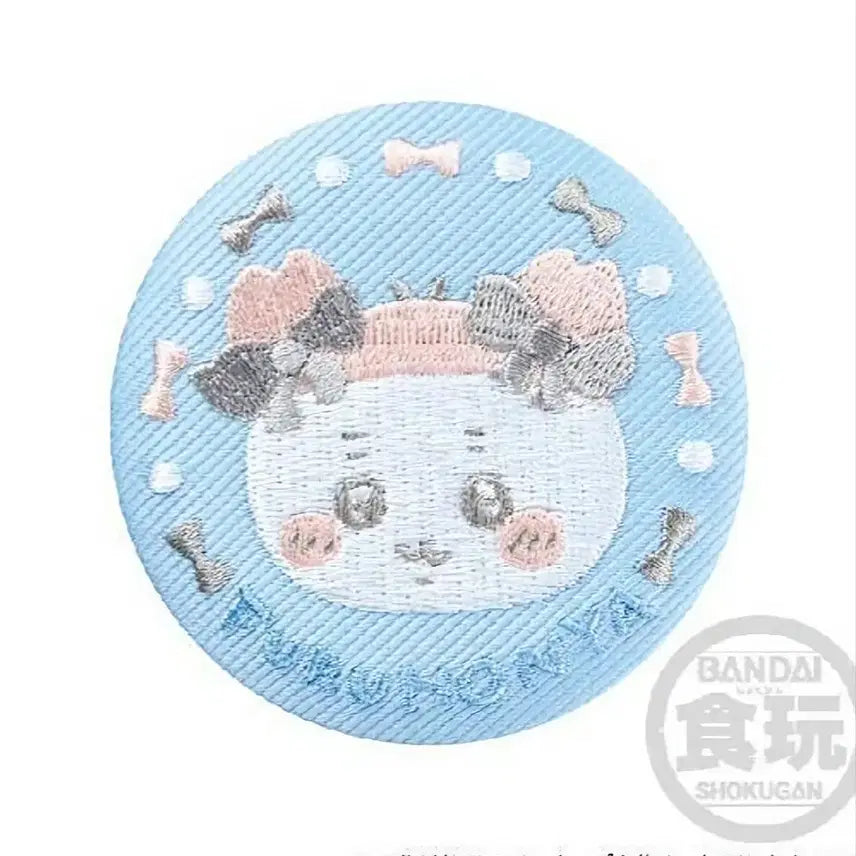 [BUNJANG] Bandai Cheikawa Embroidered Can Badge Kani / 반다이 치이카와 자수 캔뱃지 카니