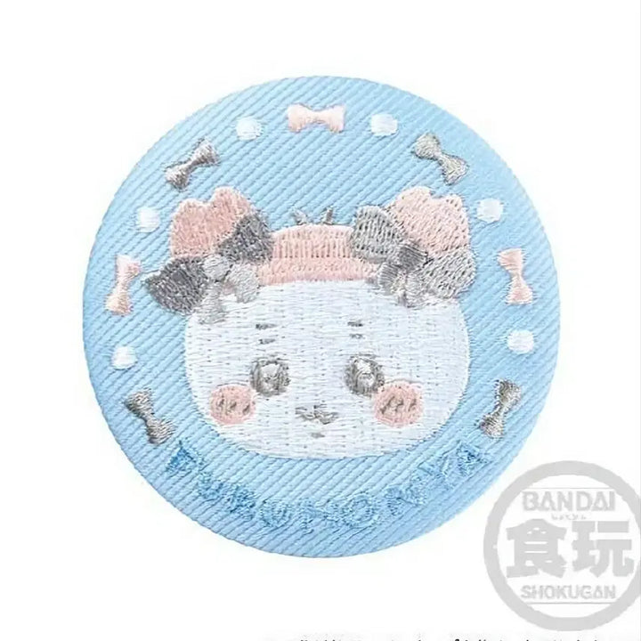 [BUNJANG] Bandai Cheikawa Embroidered Can Badge Kani / 반다이 치이카와 자수 캔뱃지 카니
