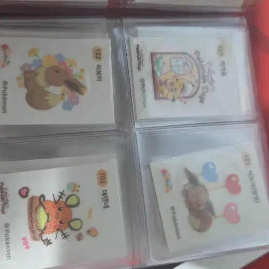 [BUNJANG] Pokemon Tteobuseal Lovely 30-Type Full Set with Mini Seal Book / 특가무배가능  포켓몬 띠부씰 러블리 30종 할로윈27종세트