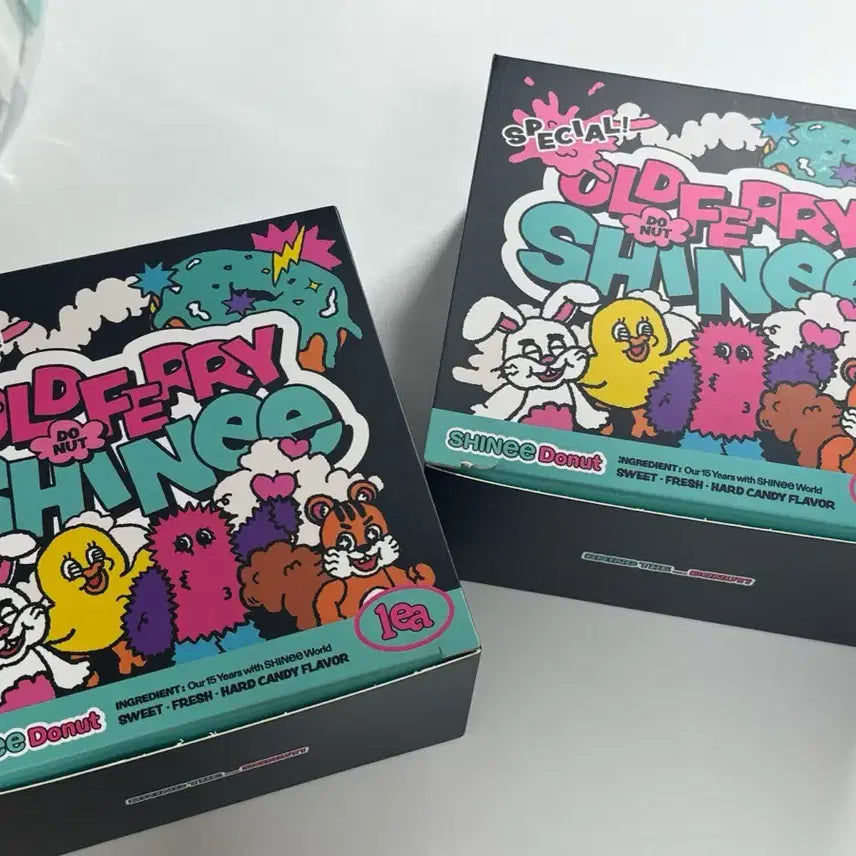 [BUNJANG] SHINee Old Ferry Donut Collaboration Donut Box Bundle Set / 샤이니 올드페리 도넛 콜라보 도넛박스