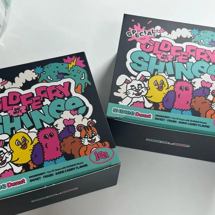 [BUNJANG] SHINee Old Ferry Donut Collaboration Donut Box Bundle Set / 샤이니 올드페리 도넛 콜라보 도넛박스