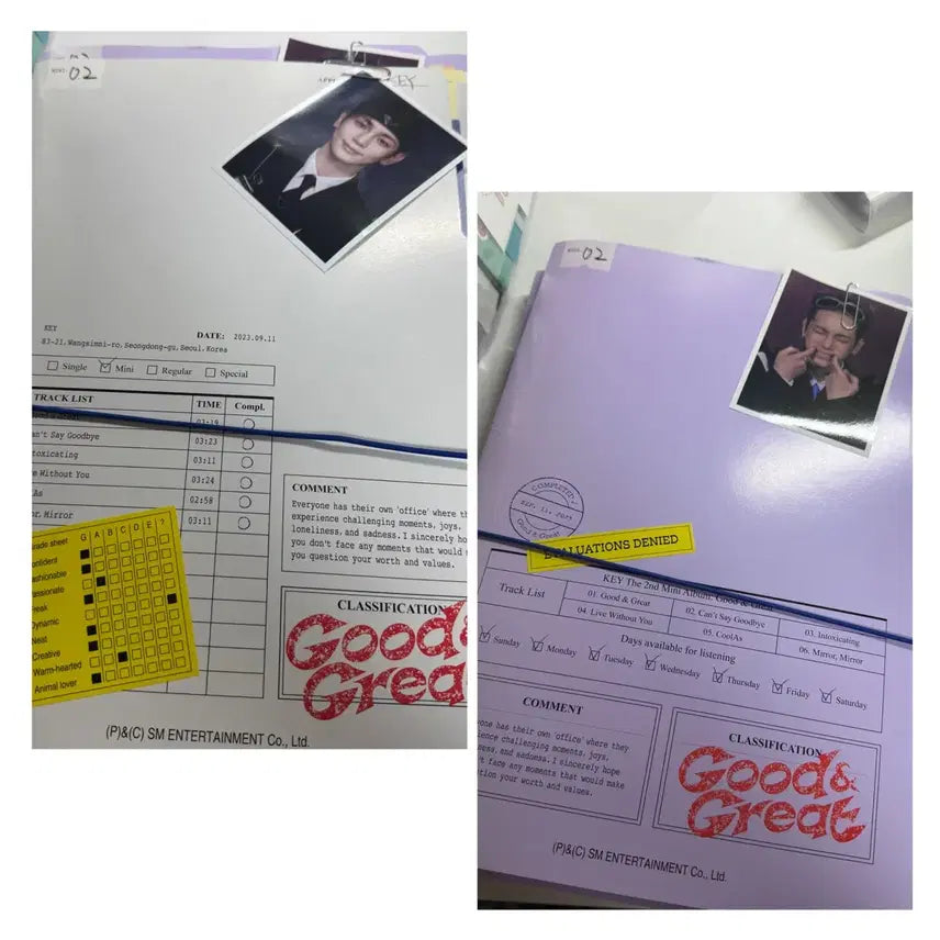 [BUNJANG] SHINee Key Solo Album GOOD&amp;GREAT Bundle Set / (일괄) 샤이니 키 솔로 앨범 굿엔그 굿앤그 두 버전 일괄