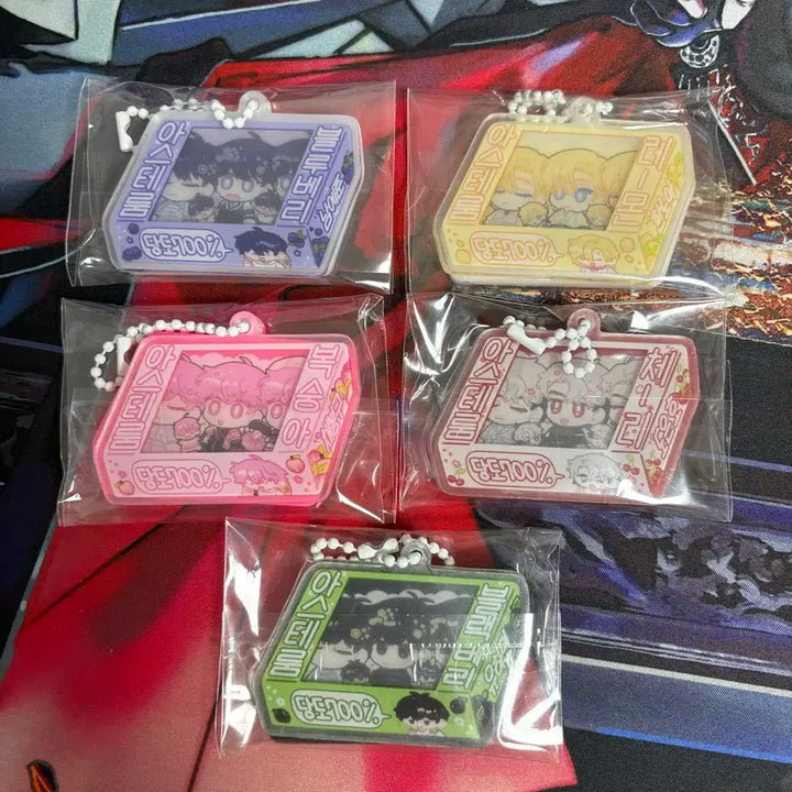 [BUNJANG] PLAVE Fruit Box Keyring Set (Bundle Set) / 플레이브 비공굿 통판 과일박스 키링 세트 미개봉
