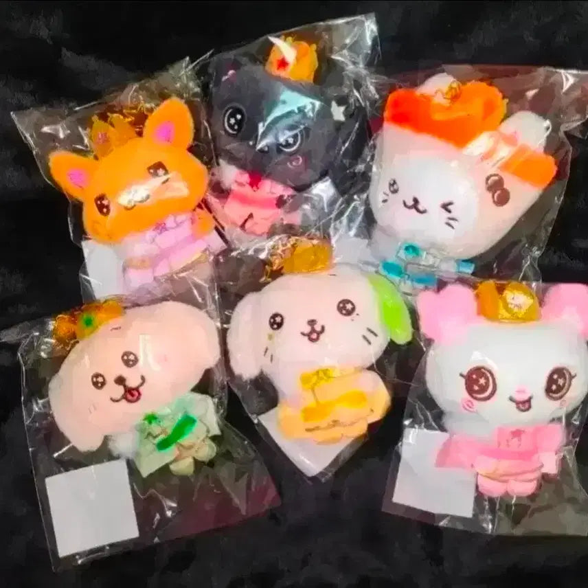 [BUNJANG] Prince Wishdoll Sealed Bundle Set (Cioni, Kuri, Bubblenyang, Daengtreever, Ryunryun, Pangyi) / 프린스 위시돌 미개봉 일괄 양도 시오닝 쿠리 버블냥 댕트리버 룐룐 팡이