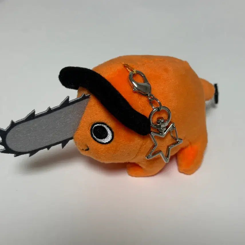 [BUNJANG] Chainsaw Man Pochita Plush Keychain / 애니메이트 체인소맨 포치타 인형 키링