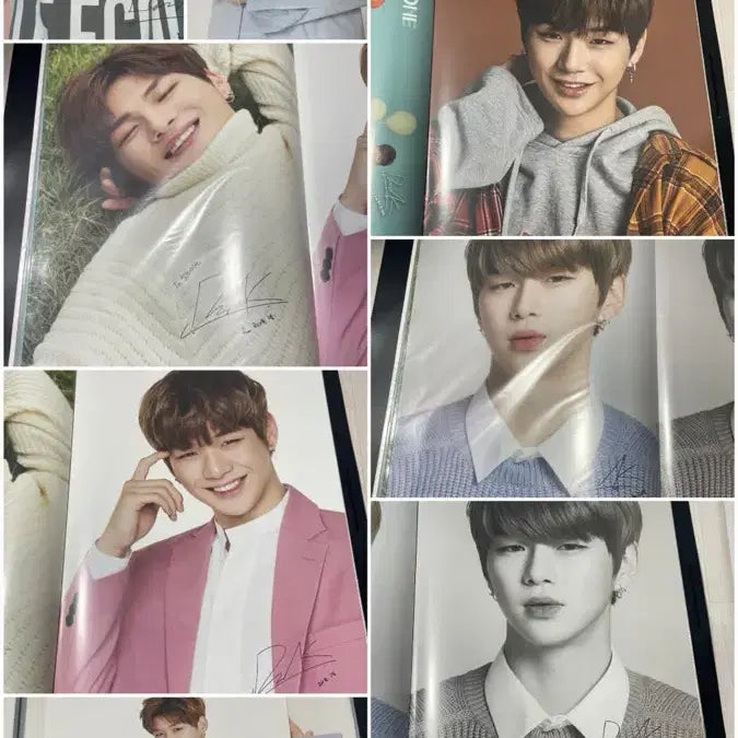 [BUNJANG] Wanna One Bundle Set Posters (Park Jihoon, Kang Daniel) with Album Extras / [일괄] 워너원 포스터 브로마이드 판매 박지훈 강다니엘 앨범 덤