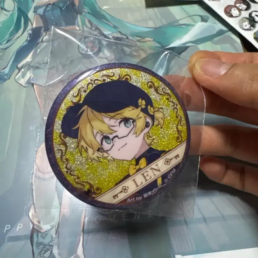 [BUNJANG] Vocaloid Kagamine Len Badge Goods / VOCALOID 카가미네 렌 뱃지 굿즈