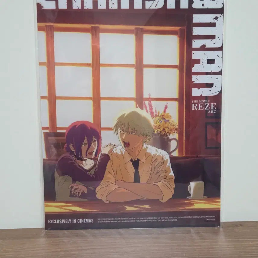 [BUNJANG] Chainsaw Man Part 2 Cafe Poster / 체인소맨 레제편 6주차 특전 카페 포스터
