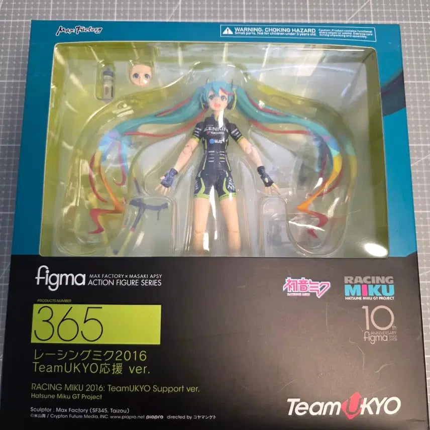 [BUNJANG] Figma Racing Miku 2016 TeamUKYO Support Version (Opened, Missing Parts) / 피그마 레이싱 미쿠 2016 TeamUKYO응원 버전 개봉품 누락있음