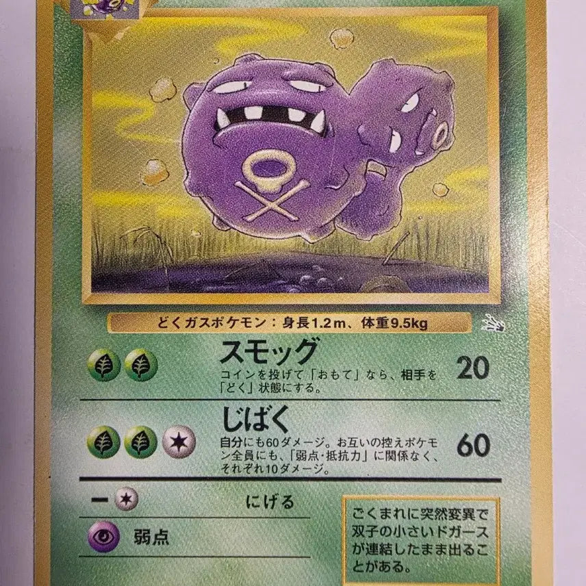 [BUNJANG] Pokemon Card Gastly 1996 Early / 포켓몬카드 1996 초기 또가스