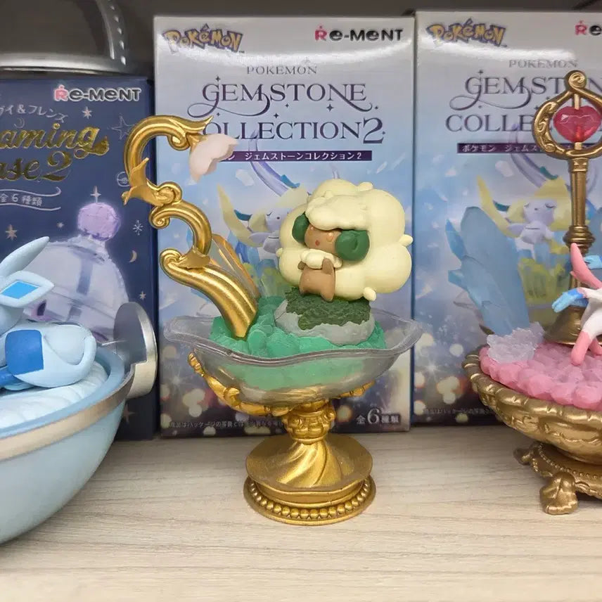 [BUNJANG] Pokemon Gemstone Collection 2 - Swirlix Figure / 포켓몬스터 젬스톤 컬렉션2 엘풍 피규어