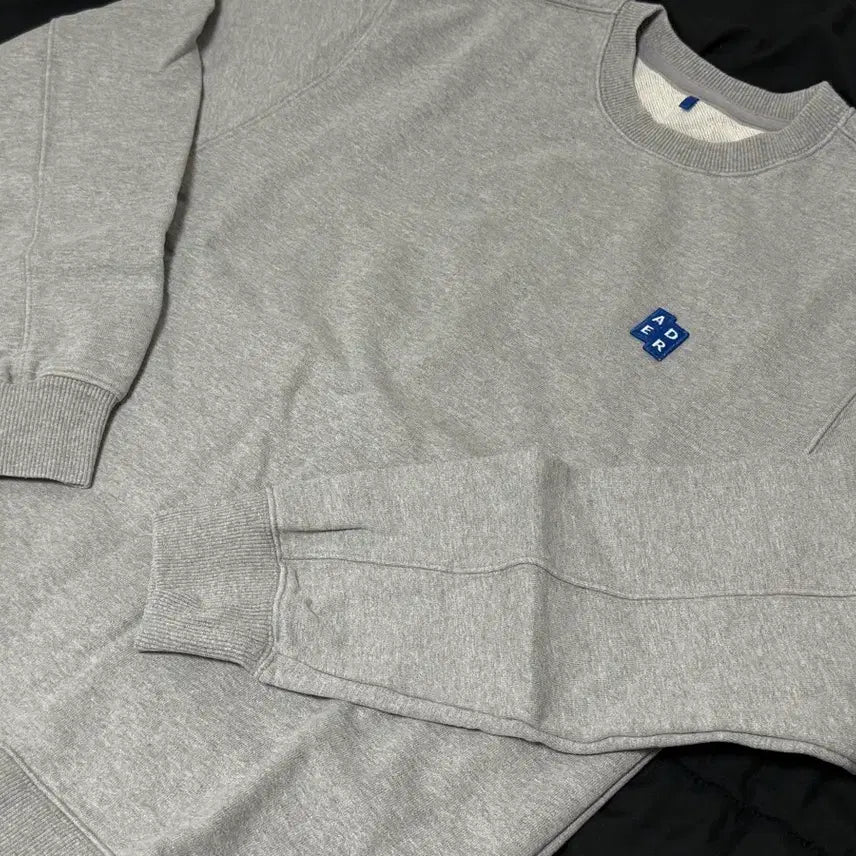[BUNJANG] Ader Error Significant TRS/BL Tag Sweatshirt Grey / 아더에러 시그니피컨트 TRS/BL 태그 스웨트셔츠 01 그레이
