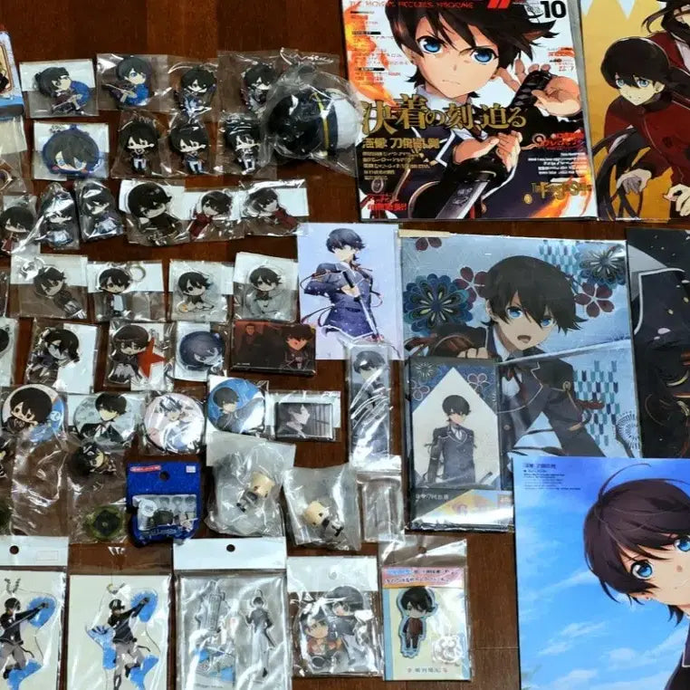 [BUNJANG] Touken Ranbu Horikawa Kunihiro Goods Set Mochi Mochi Mascot Acrylic Rubber / 도검난무 호리카와 쿠니히로 굿즈 세트 모찌모찌 마스코트 아크릴 러버