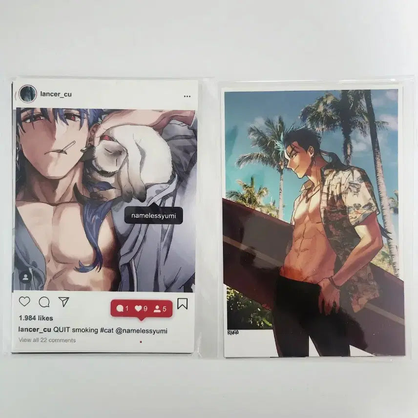 [BUNJANG] Fate/Grand Order Lancer Postcard Set / 페이트 그랜드 오더 스테이 나이트 ㄹㄱ님 랜서 위주 엽서 판매
