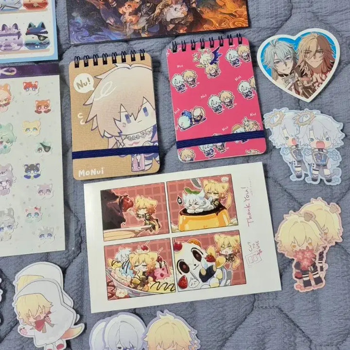[BUNJANG] Honkai: Star Rail Painon x MyDay Mini Notebook &amp; Sticker Set / 파이논 마이데이 파이데이 붕괴 스타레일
