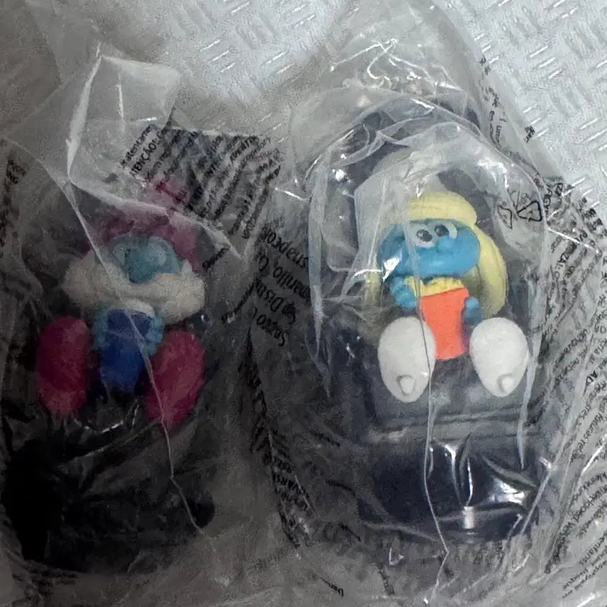 [BUNJANG] Smurfs Beverage Cup Figure Set - Overseas Limited Edition (2 Types) / 스머프 음료컵 피규어 해외 한정판 2종 세트