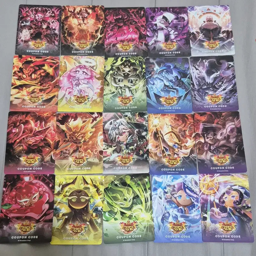 [BUNJANG] CookieRun BraveHers 11th Edition Art Card Set / 쿠키런 브레이버스 11탄 아트카드 20장