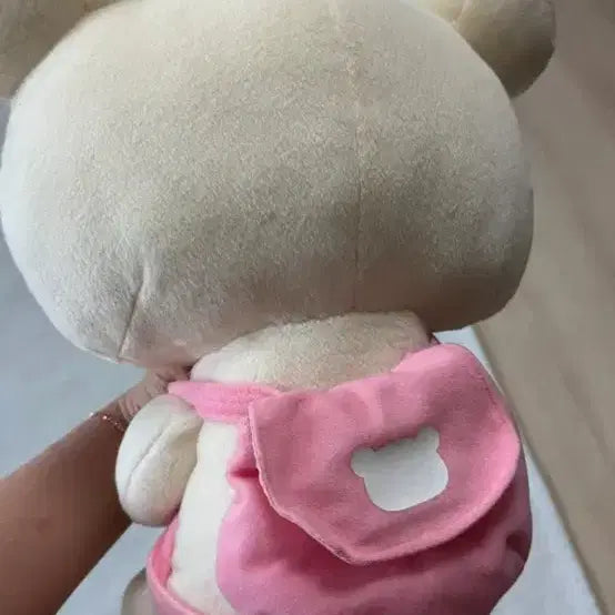 [BUNJANG] Classic Korilakkuma Pink Bag Plush / 리락쿠마) 고전 코리락 핑크 가방 인형