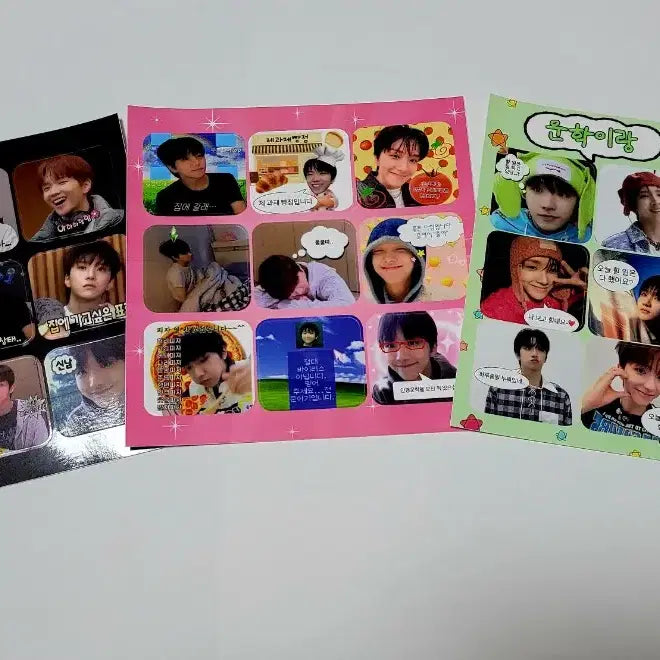 [BUNJANG] BOYNEXTDOOR Yunhak Unofficial Sticker Set / 보넥도 운학 비공굿 스티커세트