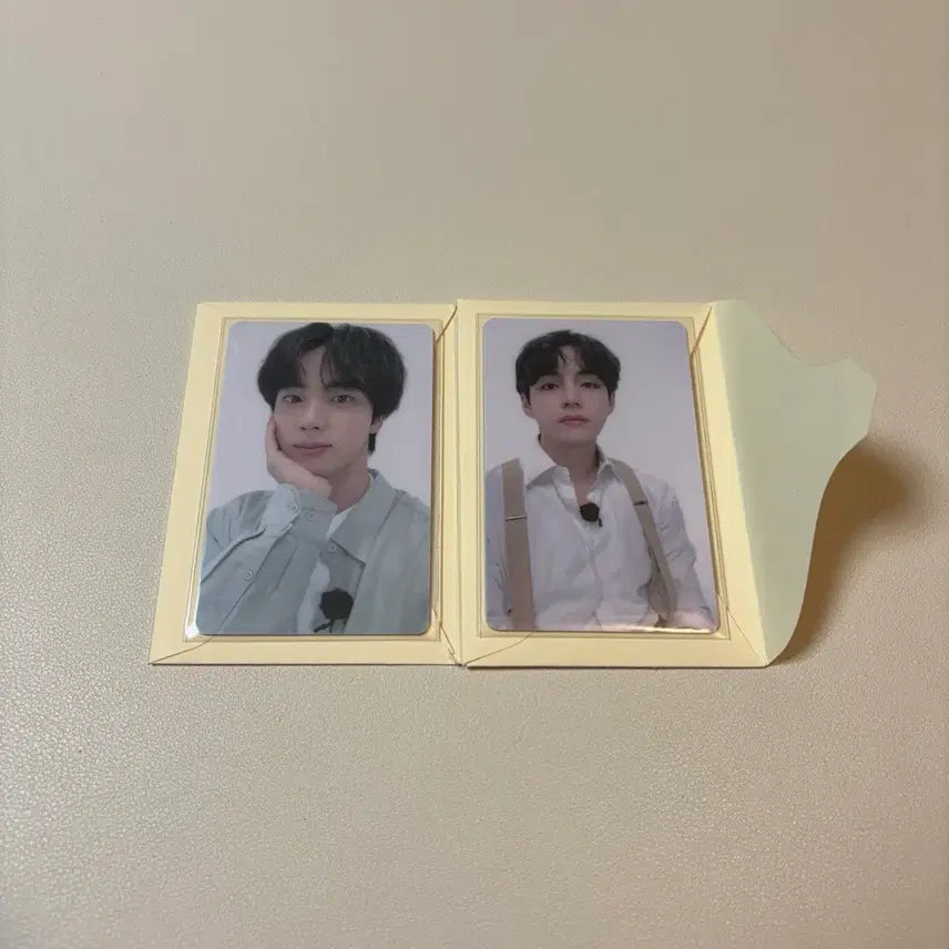 [BUNJANG] BTS Bangtan Weverse Lucky Draw Mini Photocard Set - Jin, V / 방탄 bts 하이브 버터 럭드 럭키드로우 미공포 미니 포카 석진 태형