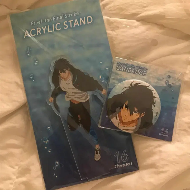[BUNJANG] Free! Nanase Haruka Final Stroke Acrylic Standee &amp; Badge Set / Free! 프리 나나세 하루카 파이널 스트로크 아크릴, 뱃지