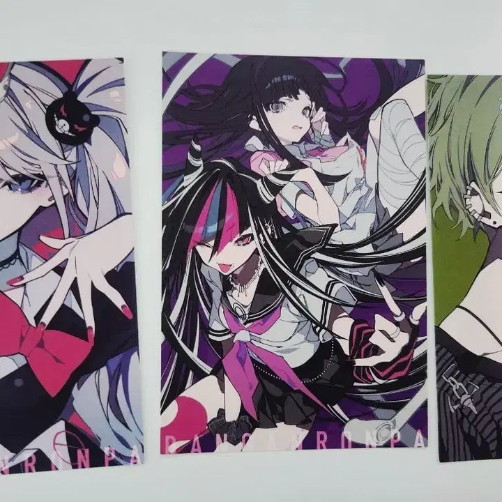 [BUNJANG] Danganronpa Mochizuki Kei Illustration Postcard Set (3 Types) / 단간론파 모치즈키 케이 일러스트 엽서 3종 일괄 판매